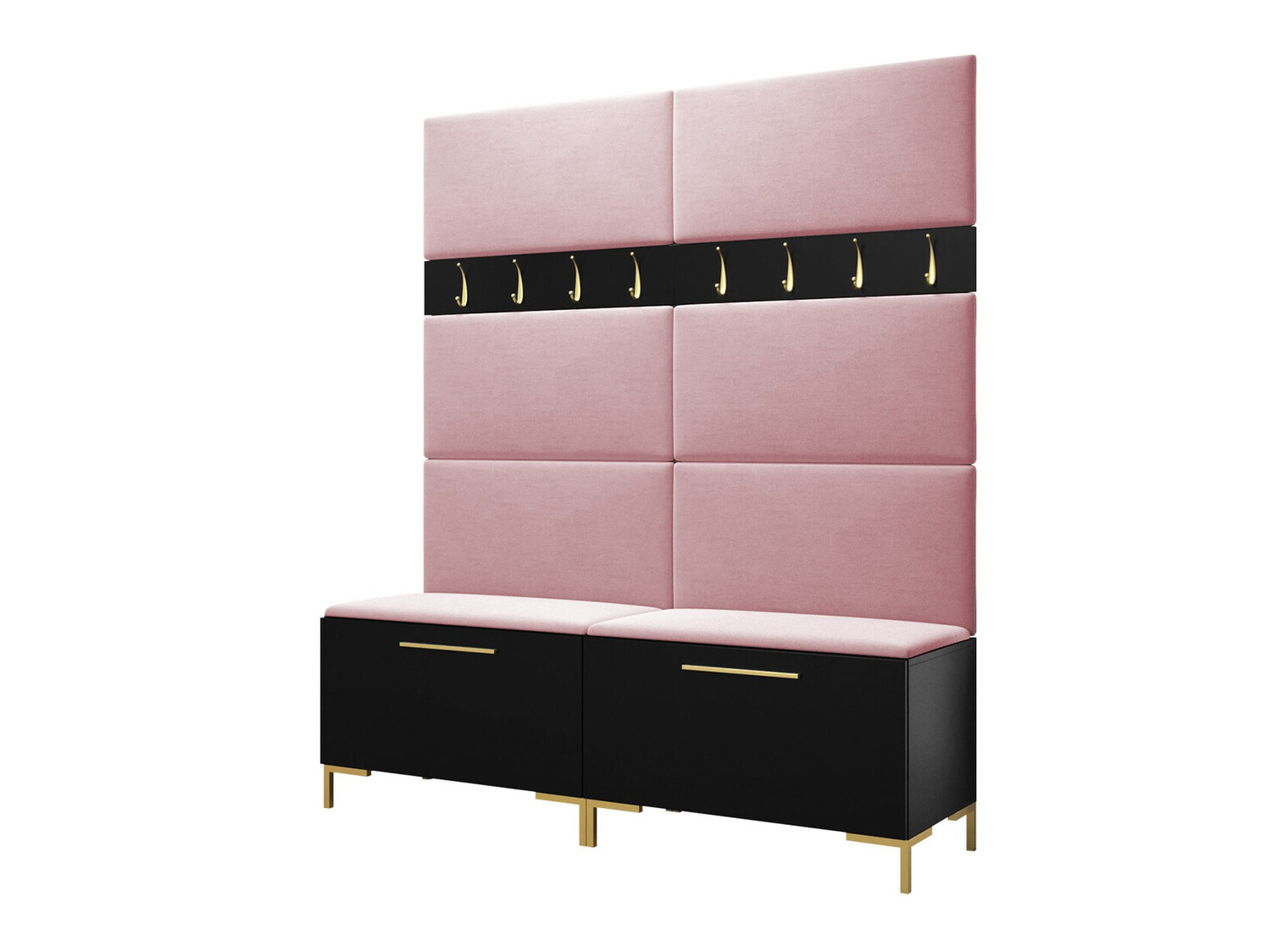 Set za hodnik Tivsoa 101 (Crno)