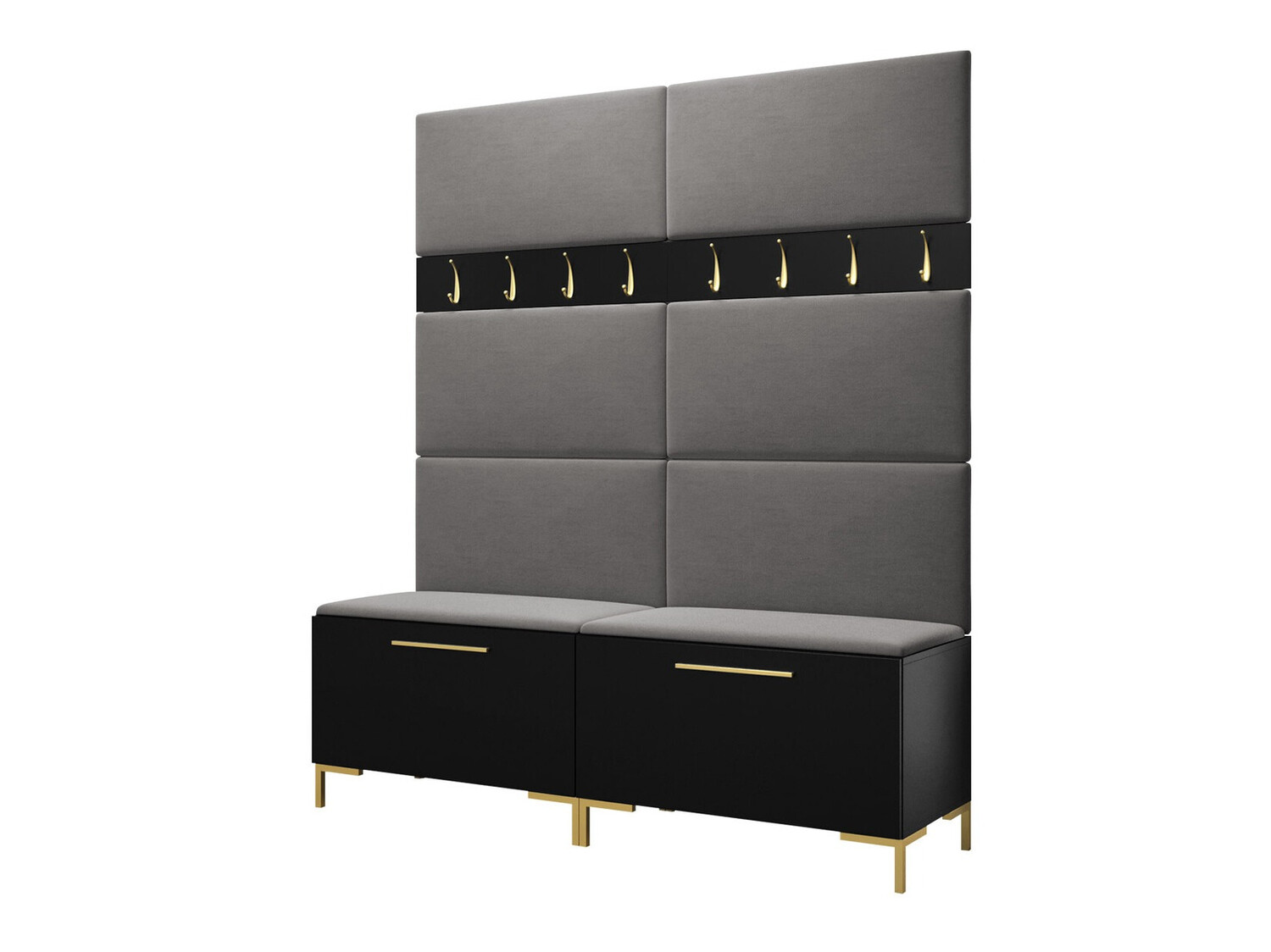 Set za hodnik Tivsoa 101 (Crno)