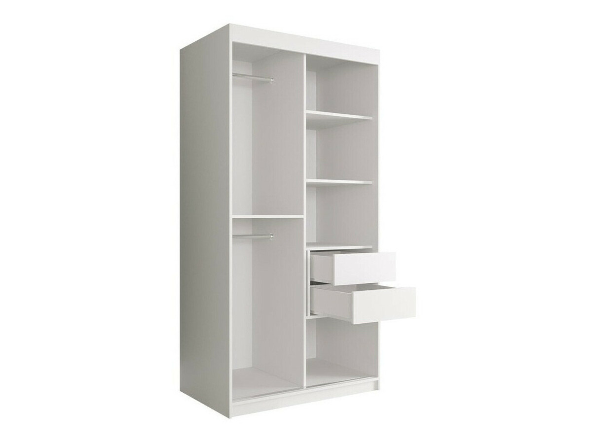 Ormar Hartford 240 (Mat belo + Beli mermer)