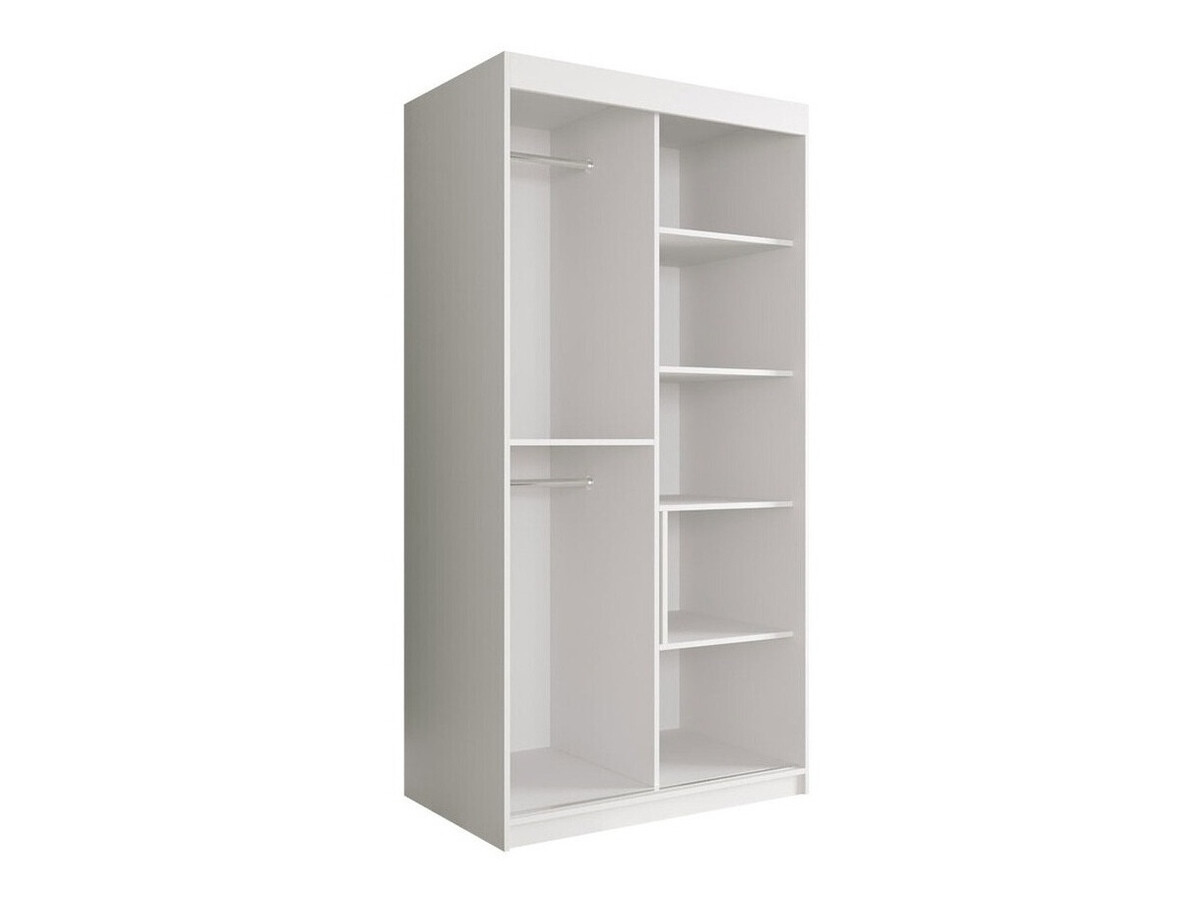 Ormar Hartford 240 (Mat belo + Crni mermer)