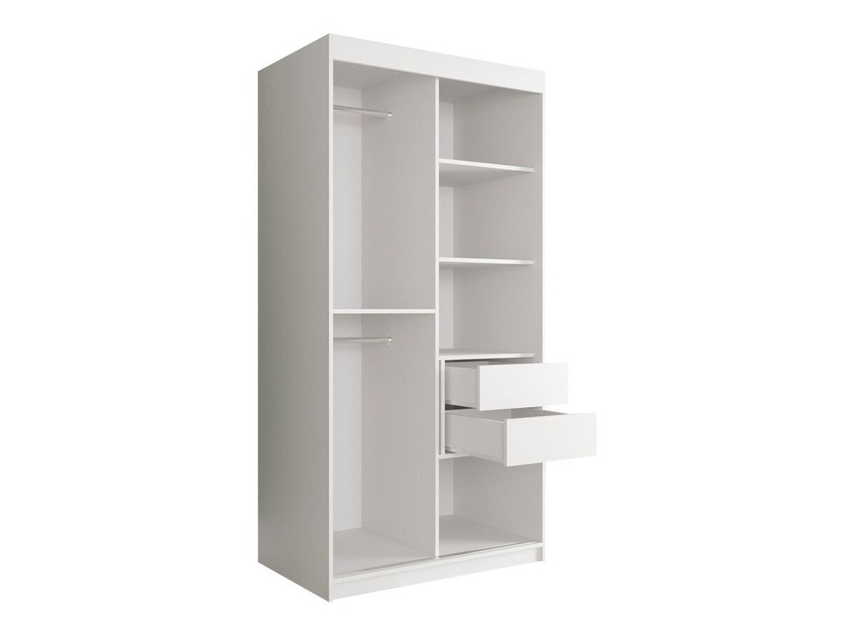 Ormar Hartford 240 (Mat crna + Crni mermer)