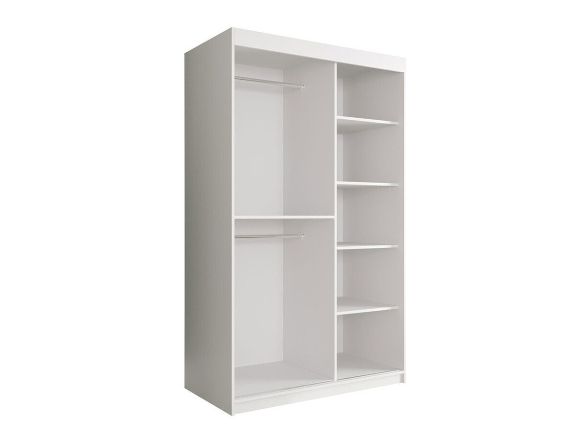 Ormar Hartford 241 (Mat belo + Crni mermer)