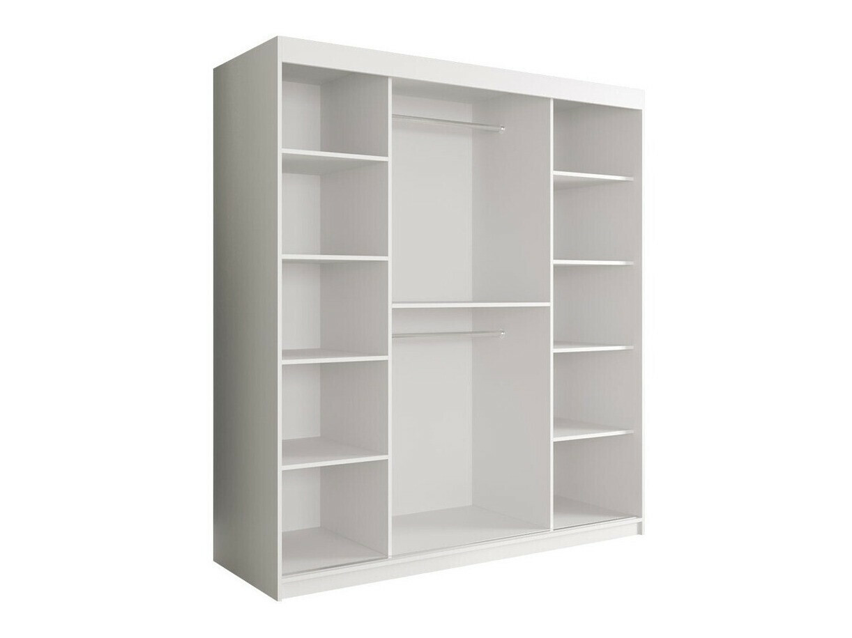 Ormar Hartford 243 (Mat belo + Beli mermer)