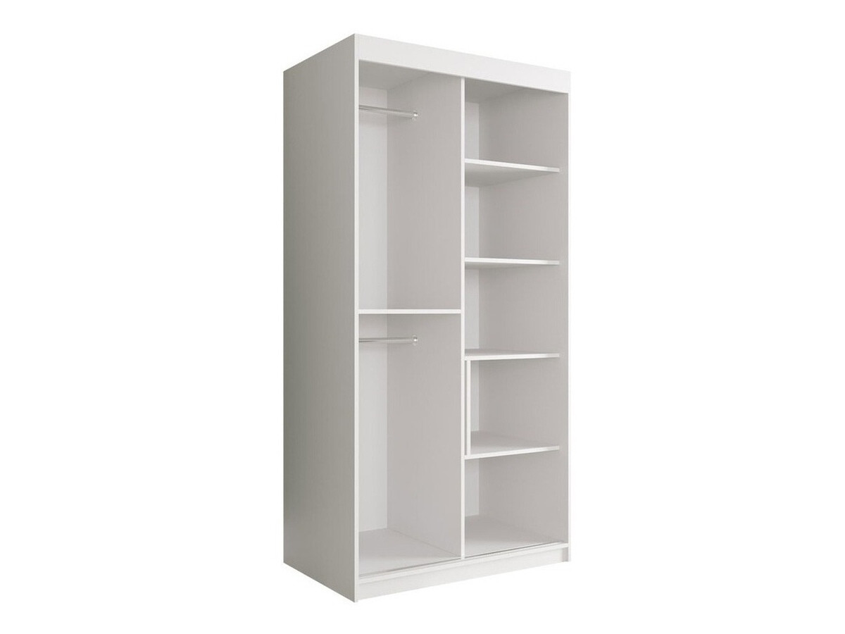 Ormar Hartford 246 (Mat crna + Beli mermer)