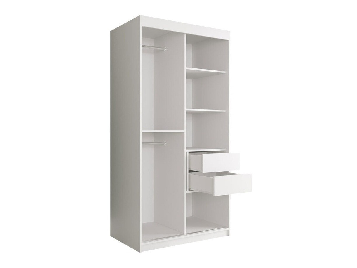 Ormar Hartford 246 (Mat crna + Crni mermer)