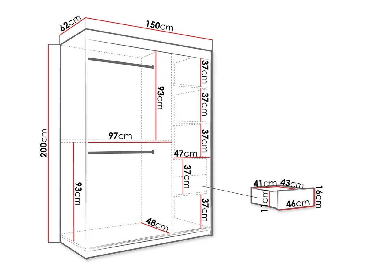 Ormar Hartford 242 (Mat belo + Beli mermer)