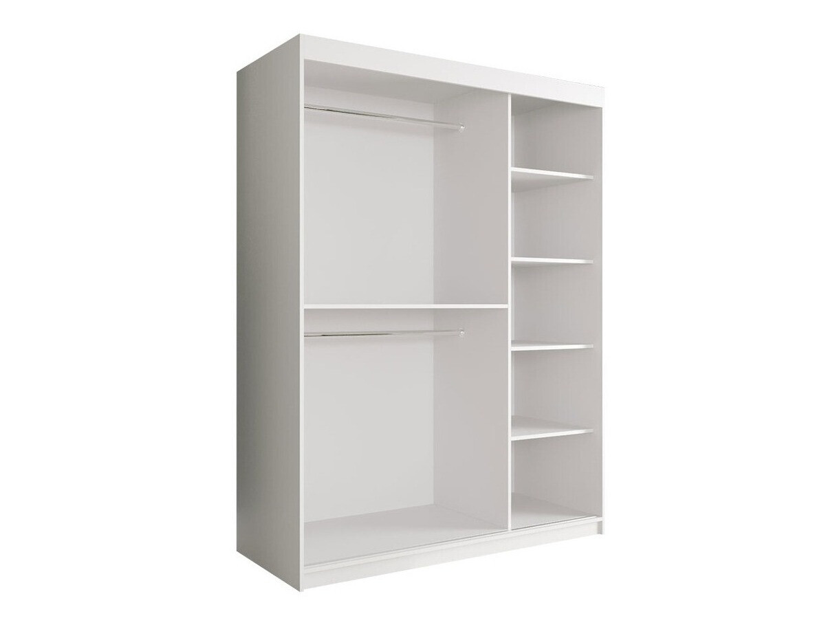 Ormar Hartford 242 (Mat crna + Crni mermer)