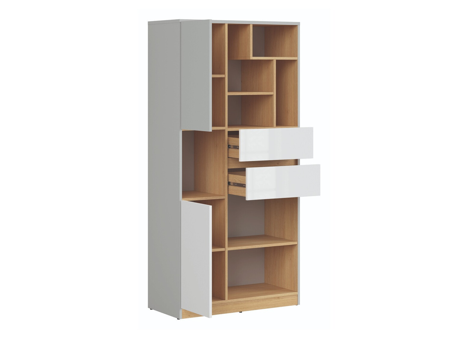 Polica Nuevaru 107 (Sjajno belo)