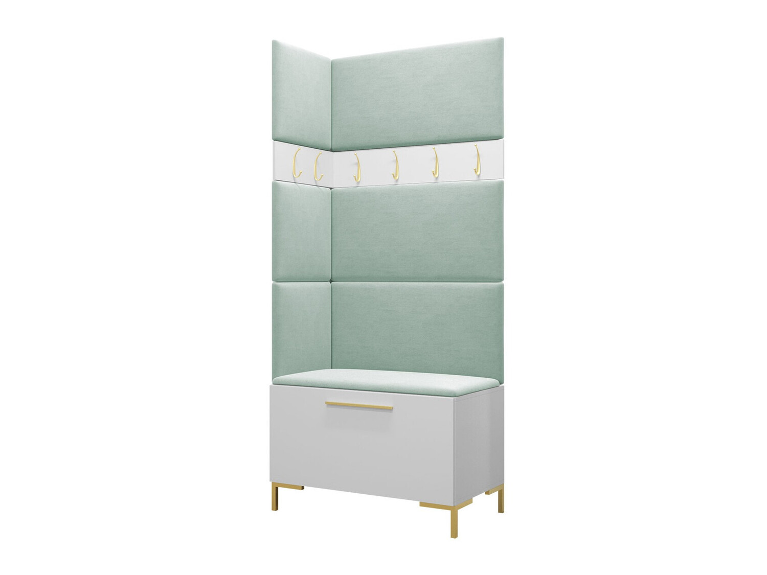 Set za hodnik Tivsoa 103 (Belo)