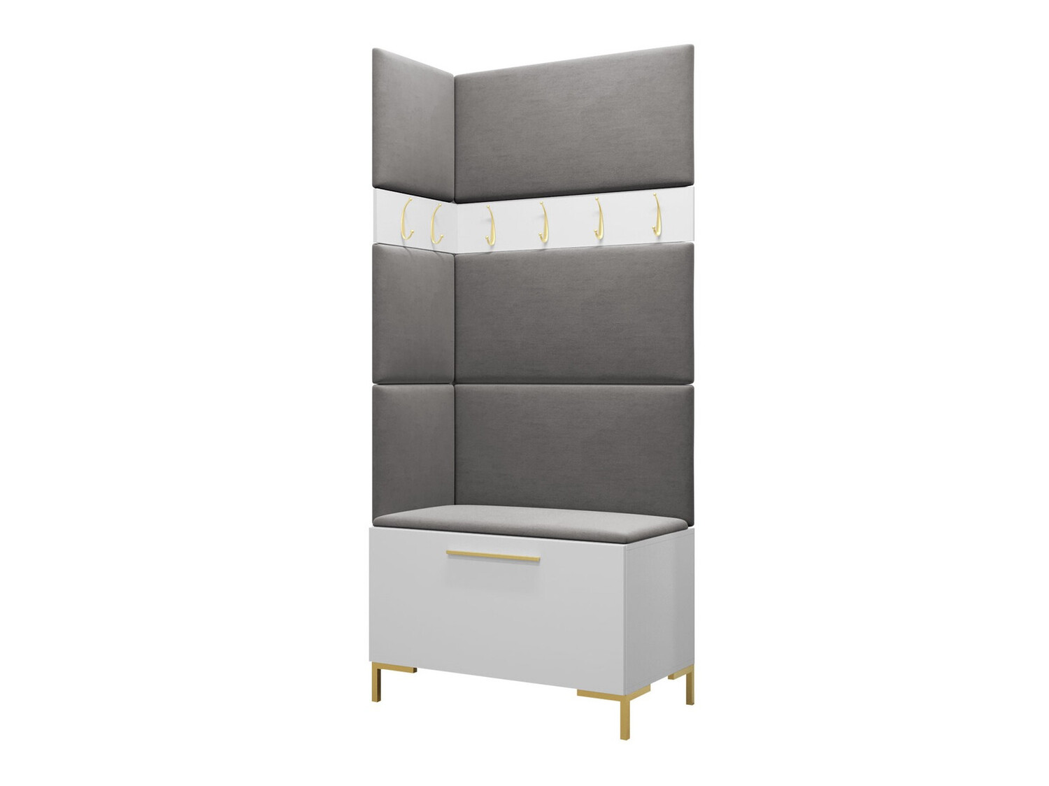 Set za hodnik Tivsoa 103 (Belo)