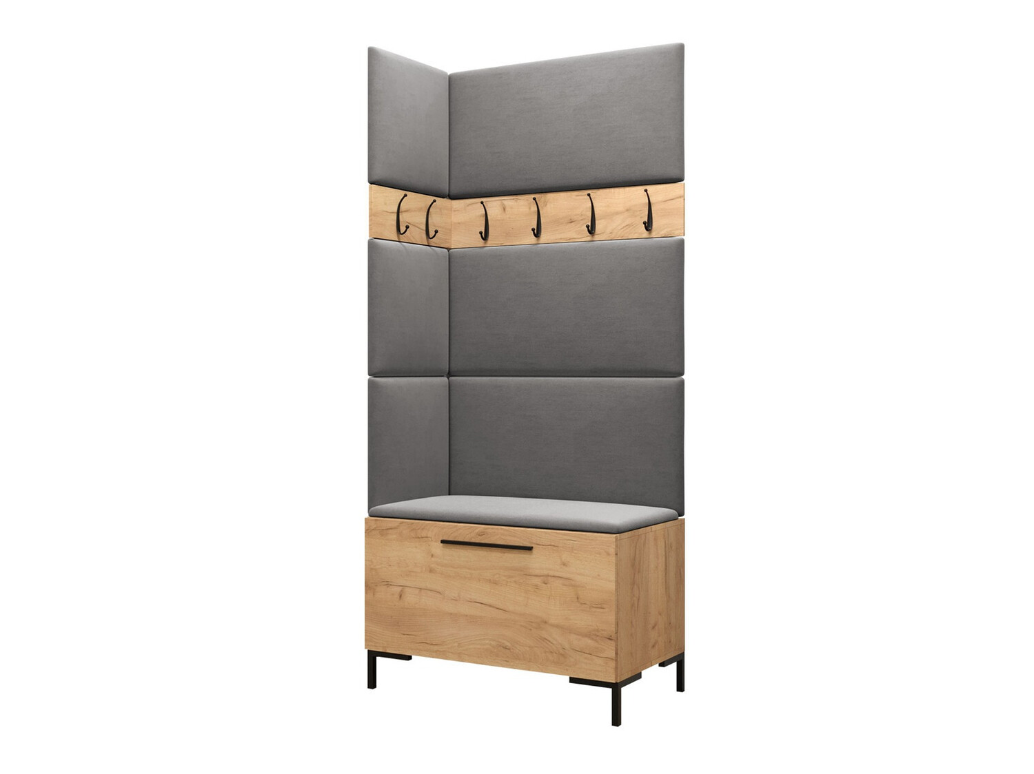 Set za hodnik Tivsoa 103 (Craft hrast)