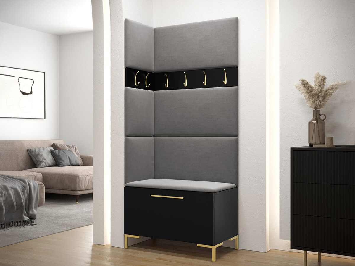 Set za hodnik Tivsoa 103 (Crno)