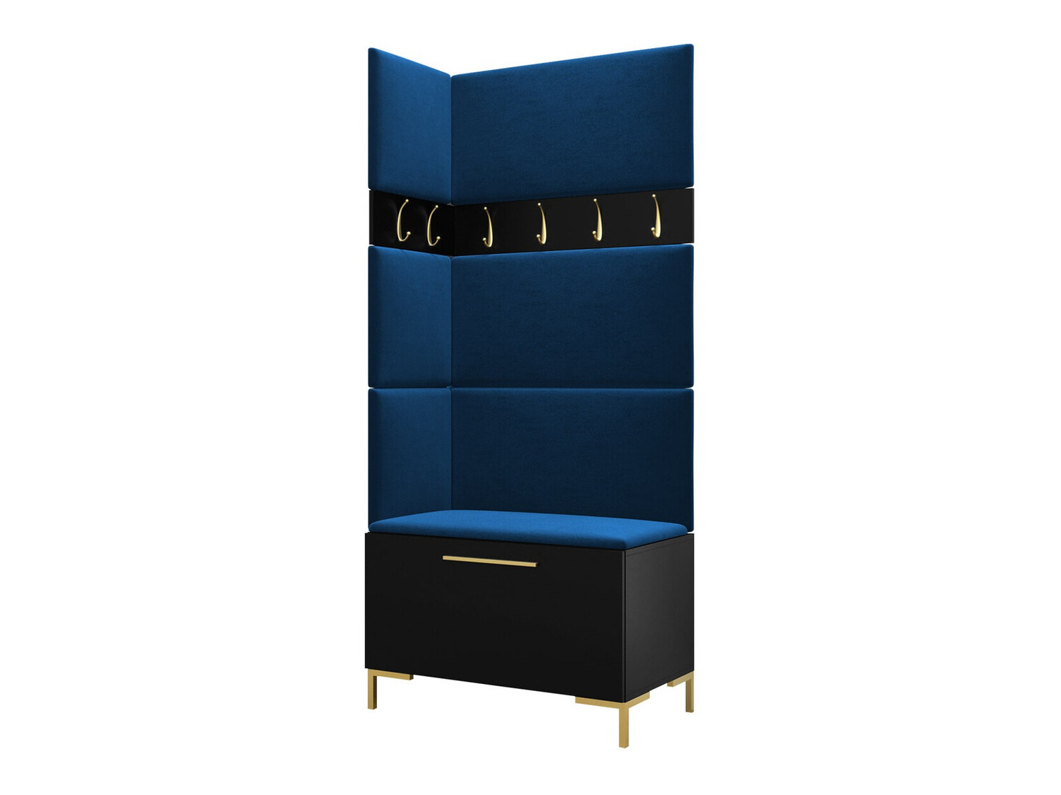 Set za hodnik Tivsoa 103 (Crno)