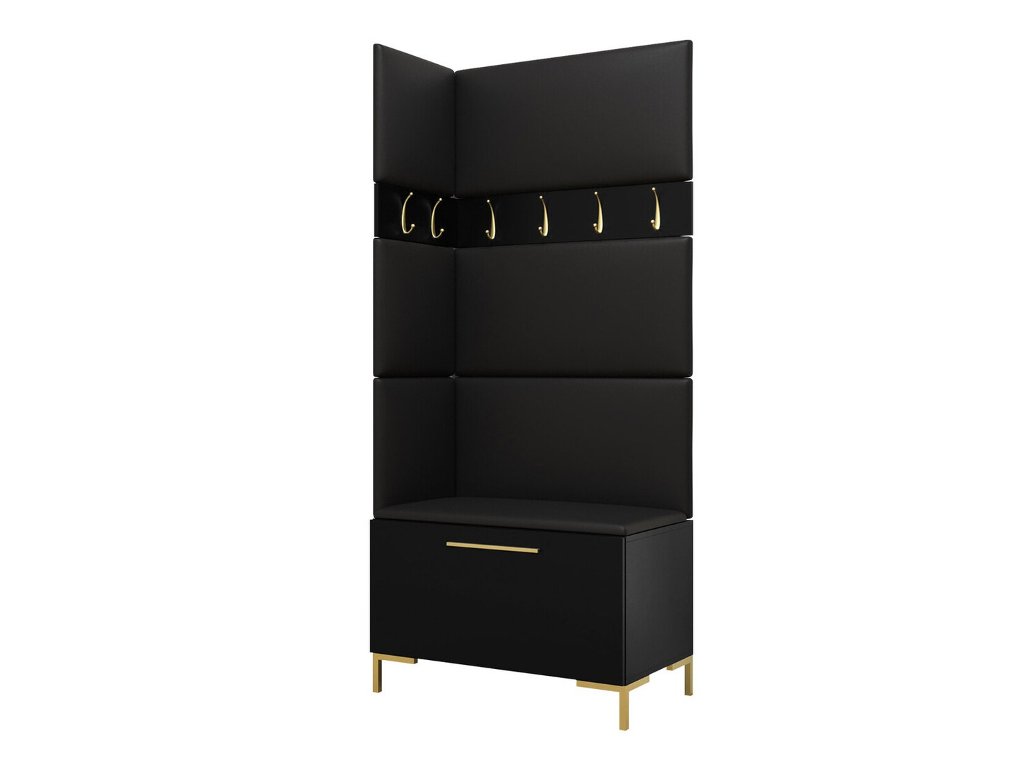 Set za hodnik Tivsoa 103 (Crno)