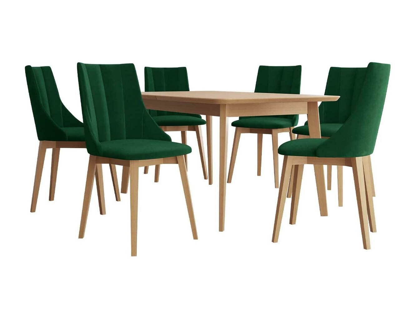 Trpezarijski set Racine 139 (Braon + Magic Velvet 2225)