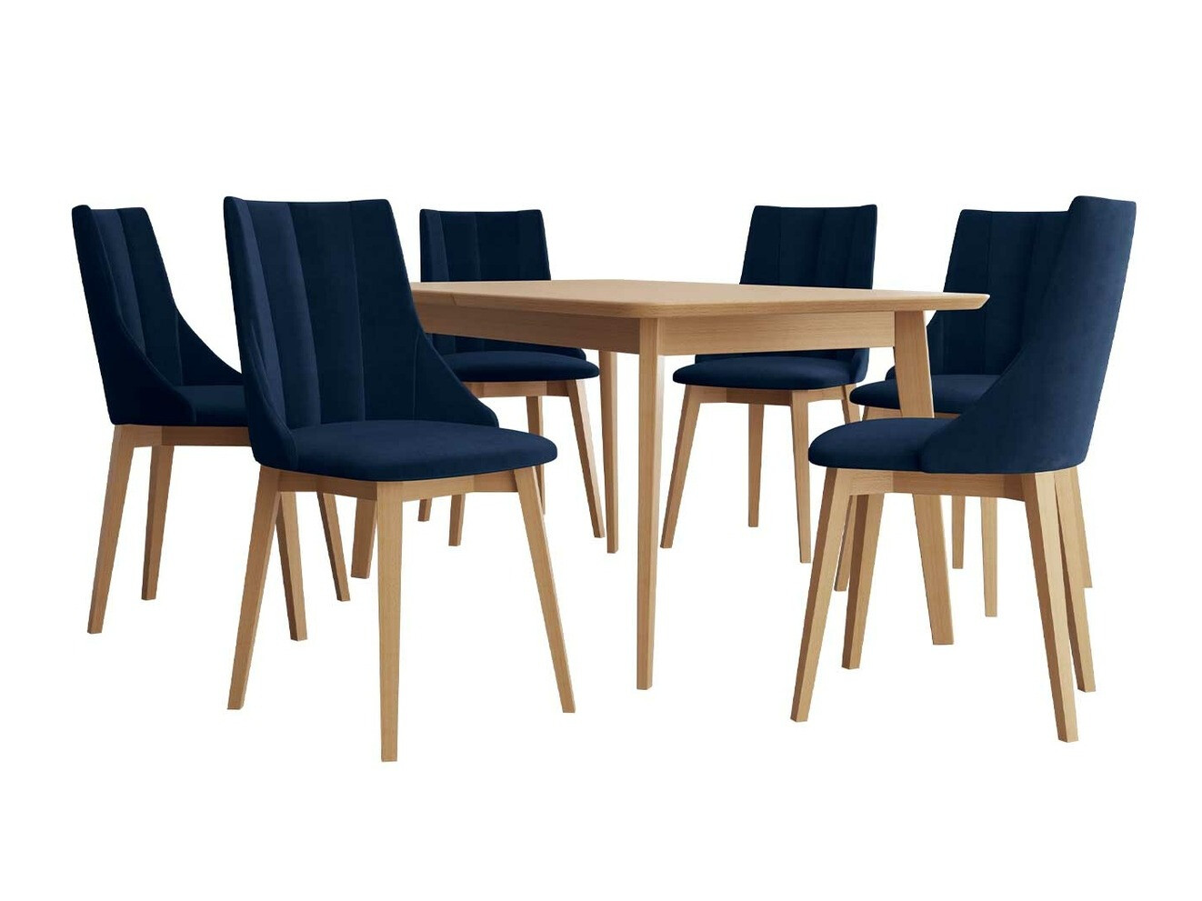 Trpezarijski set Racine 139 (Smeđa + Magic Velvet 2216)