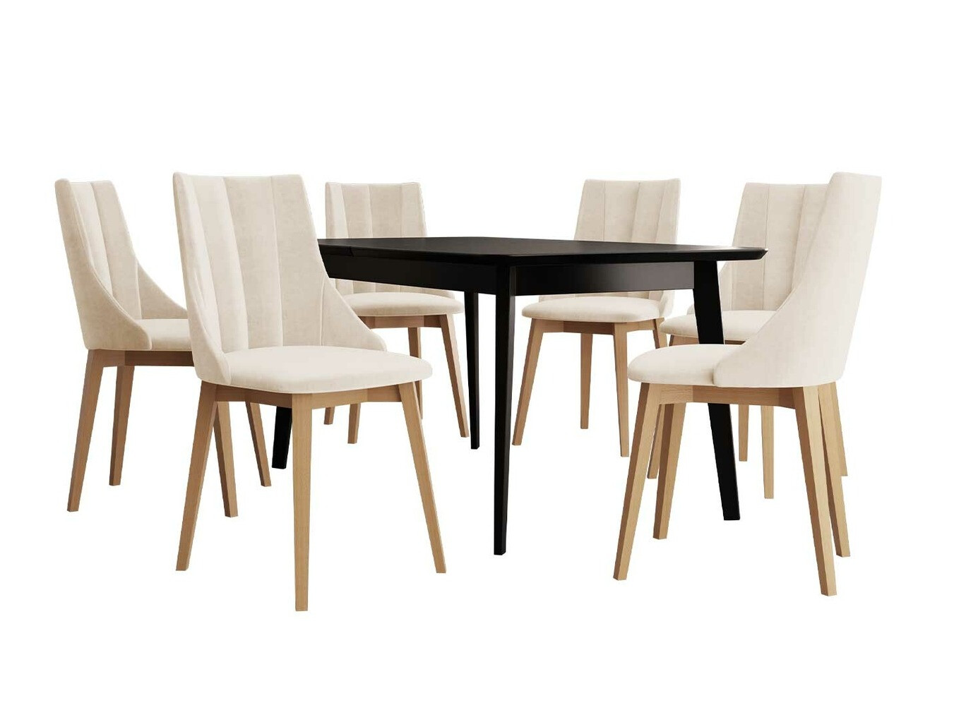 Trpezarijski set Racine 139 (Smeđa + Magic Velvet 2250)