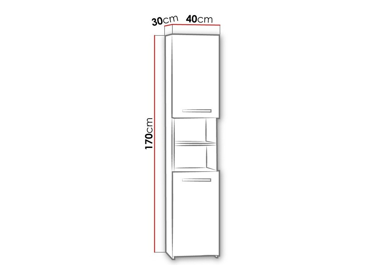 Samostojeći kupatilski ormarić Comfivo Piscator I
