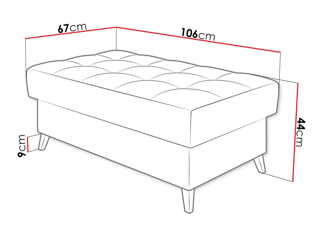 Tapacirana klupa Comfivo 236 (Fresh 11)