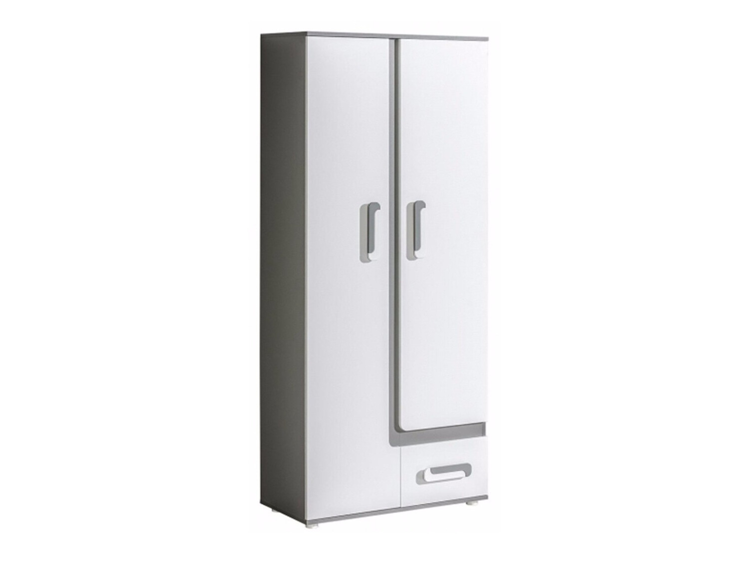 Polica Levtala 103 (Antracit + Belo)