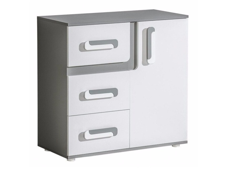 Komoda Levtala 108 (Antracit + Belo)