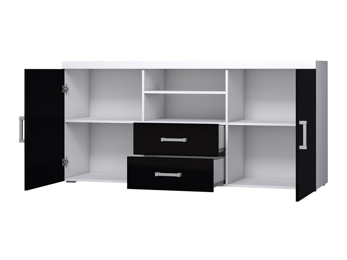 Komoda Odebeli 105 (Belo + Sjajno belo)