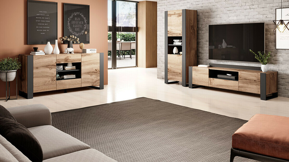 TV sto Nolvoi 100 (Вотан храст + Antricit (ugalj))