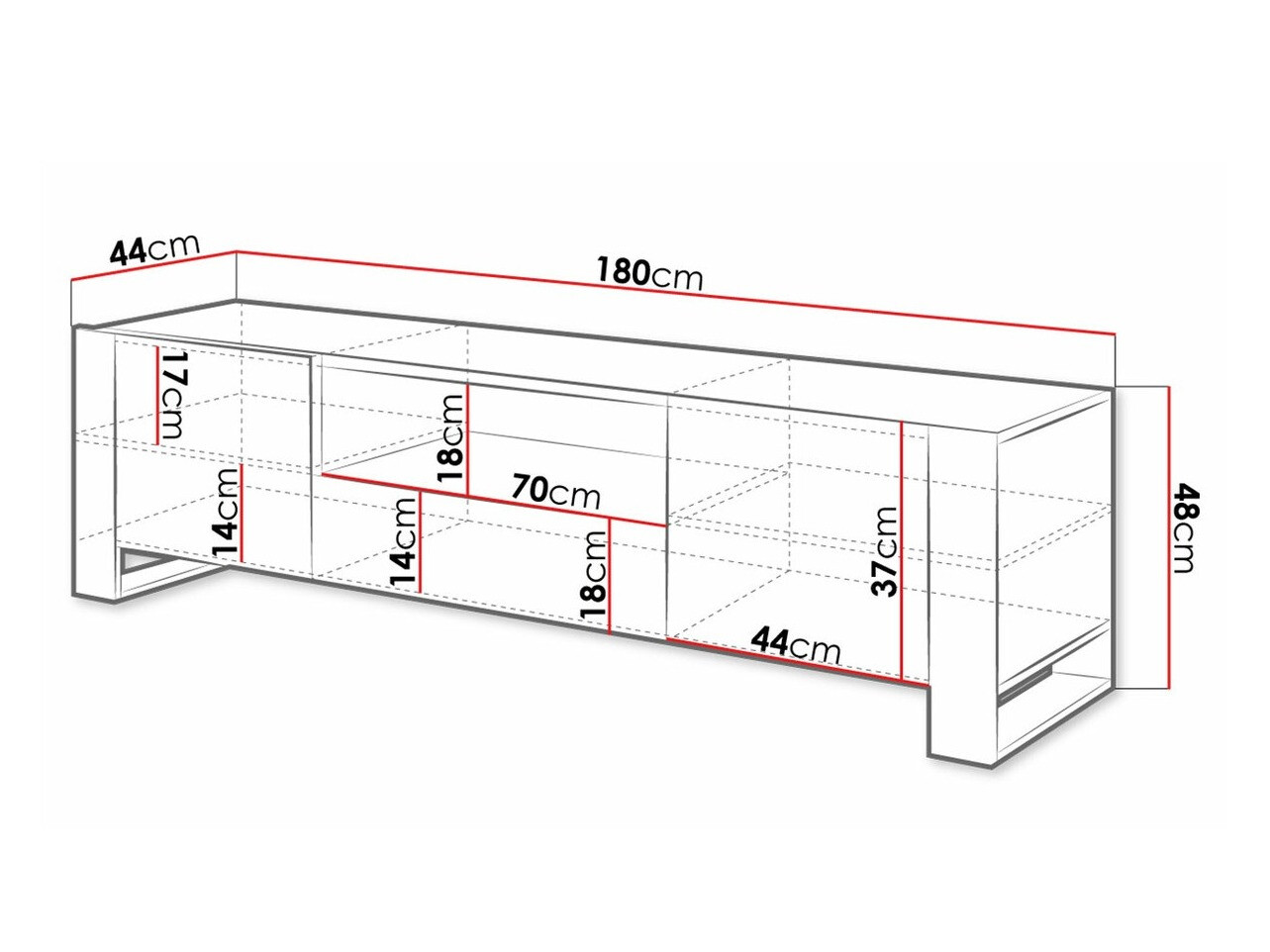 TV sto Nolvoi 100 (Вотан храст + Antricit (ugalj))