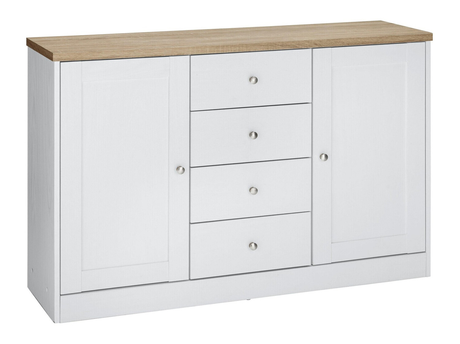 Komoda Cirtene 105 (Belo + Hrast)