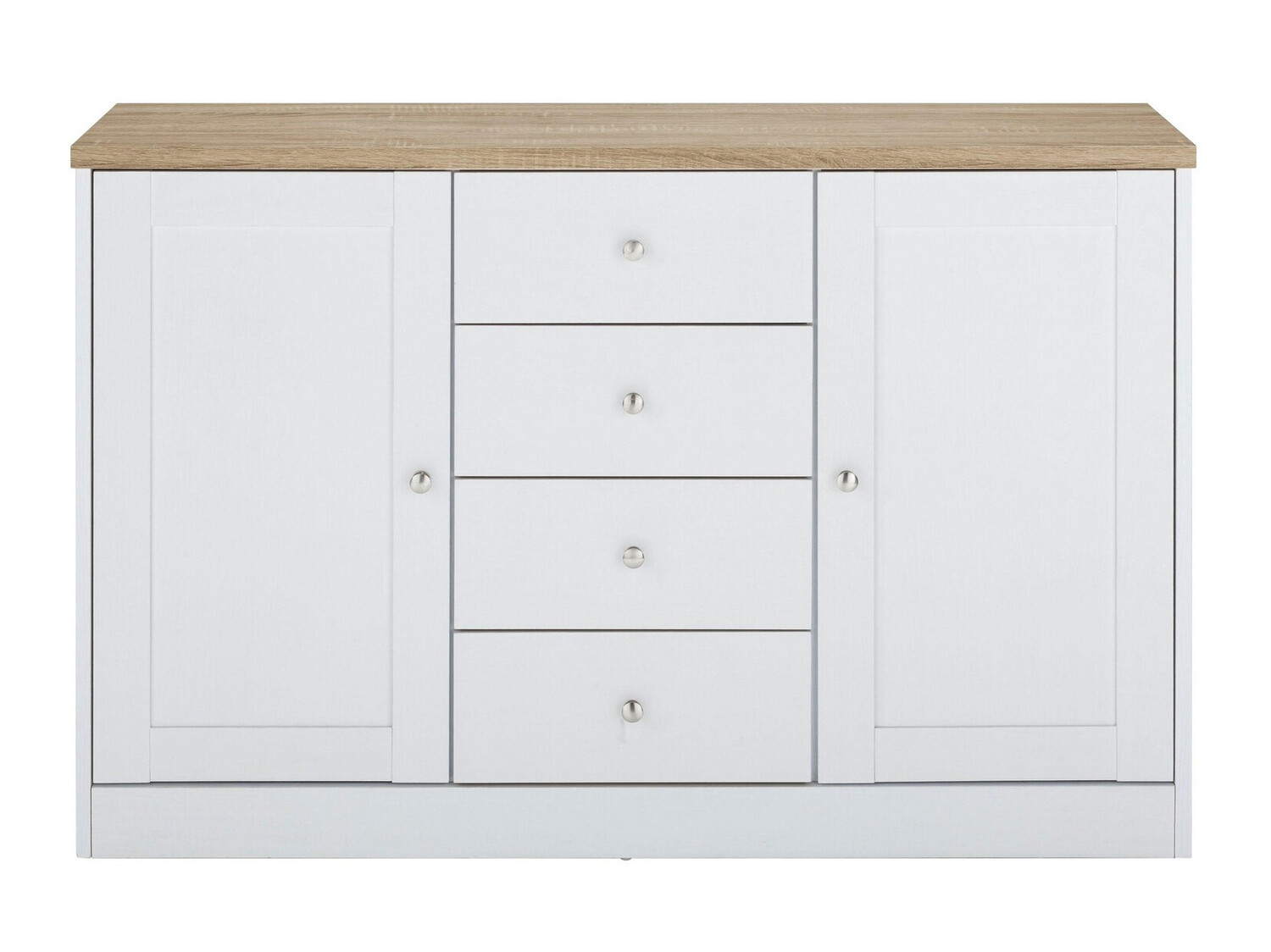 Komoda Cirtene 105 (Belo + Hrast)