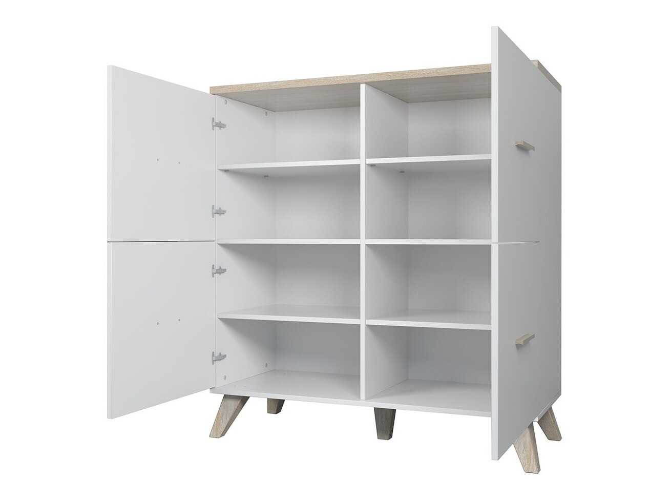 Ormarić Larfloi 105 (Вотан храст + Crno)