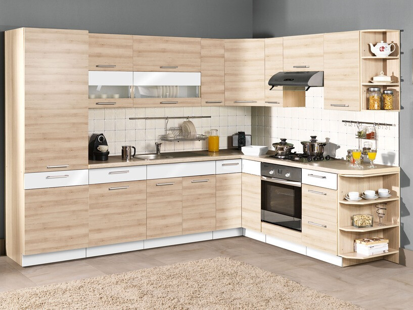 Modularni ormar sa fiokom i vratima Mode Beech 109