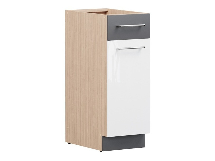 Modularni ormar sa fiokom i vratima Mode White 109