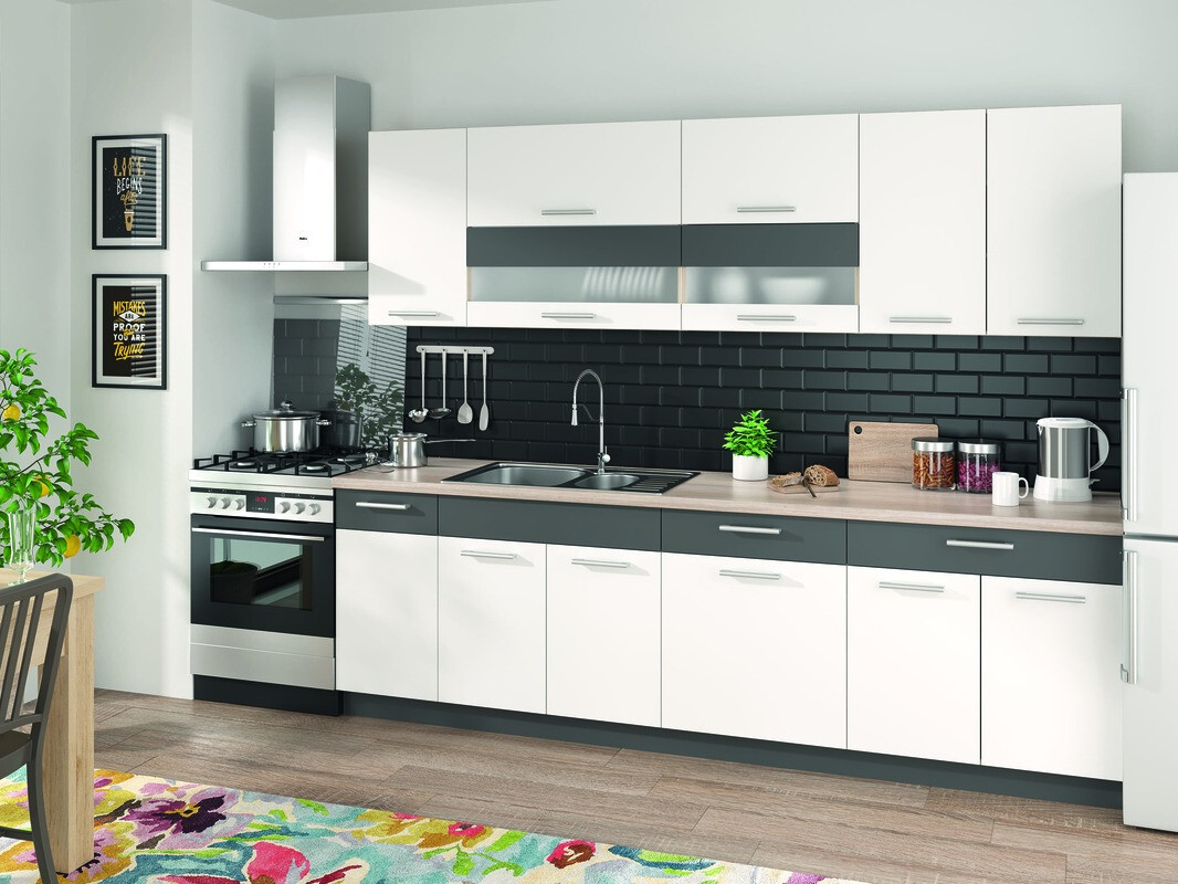 Modularni ormar sa fiokom i vratima Mode White 109