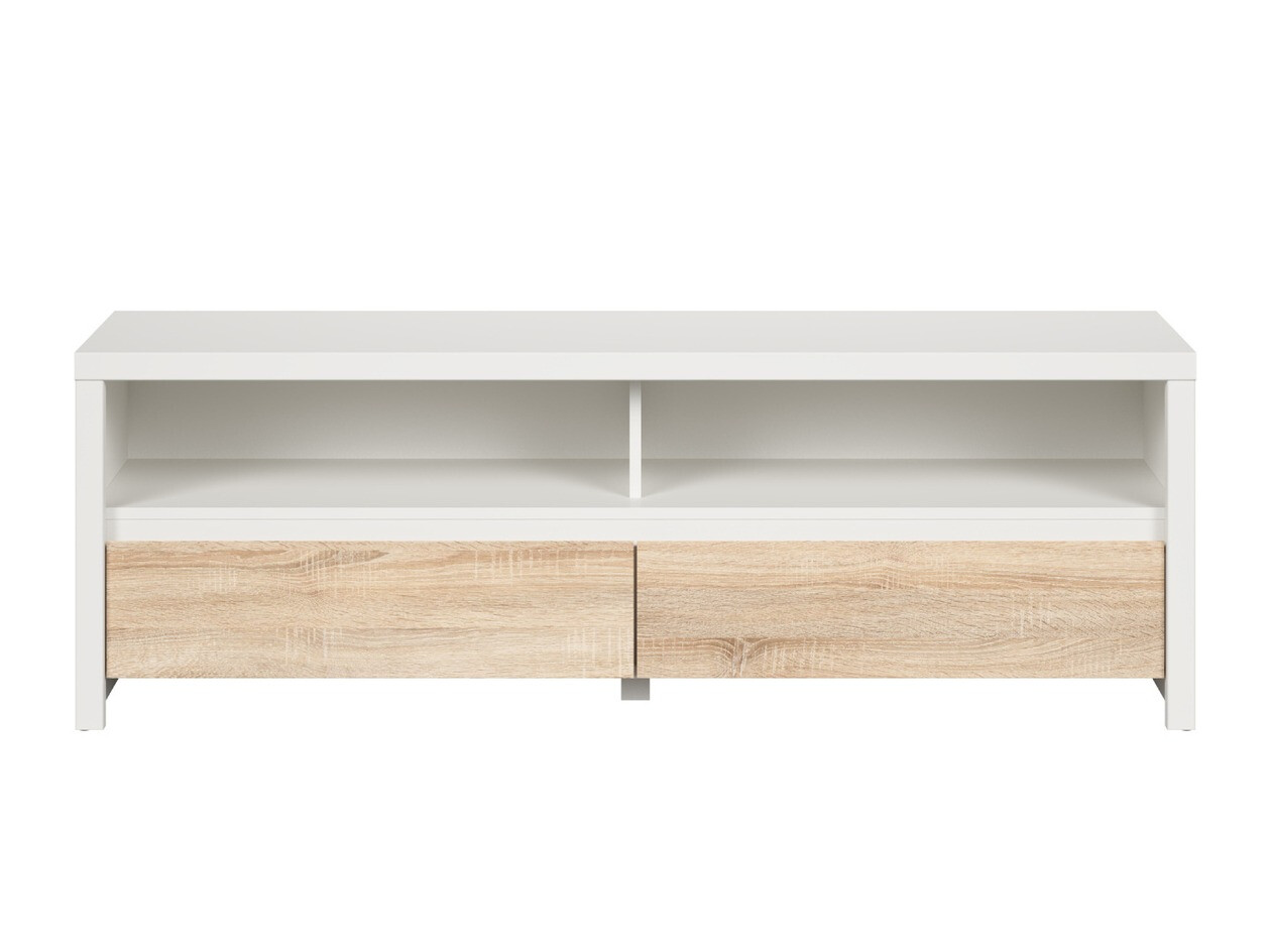 TV sto Nolroma 128 (Belo + Sonoma hrast)