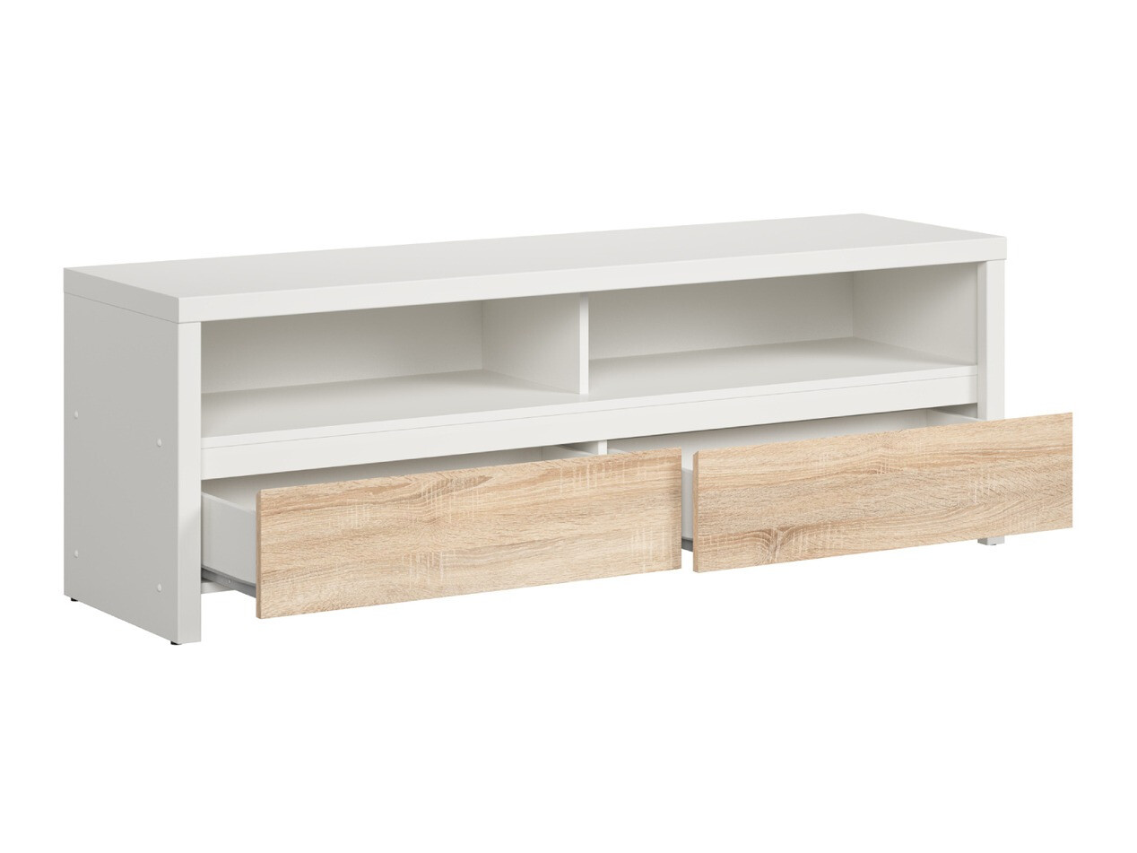 TV sto Nolroma 128 (Belo + Sonoma hrast)