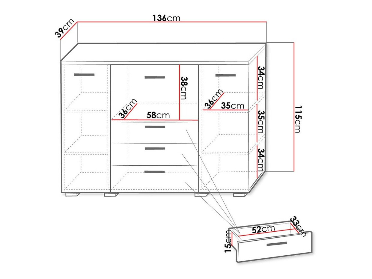 Komoda Nashville 101 (I)