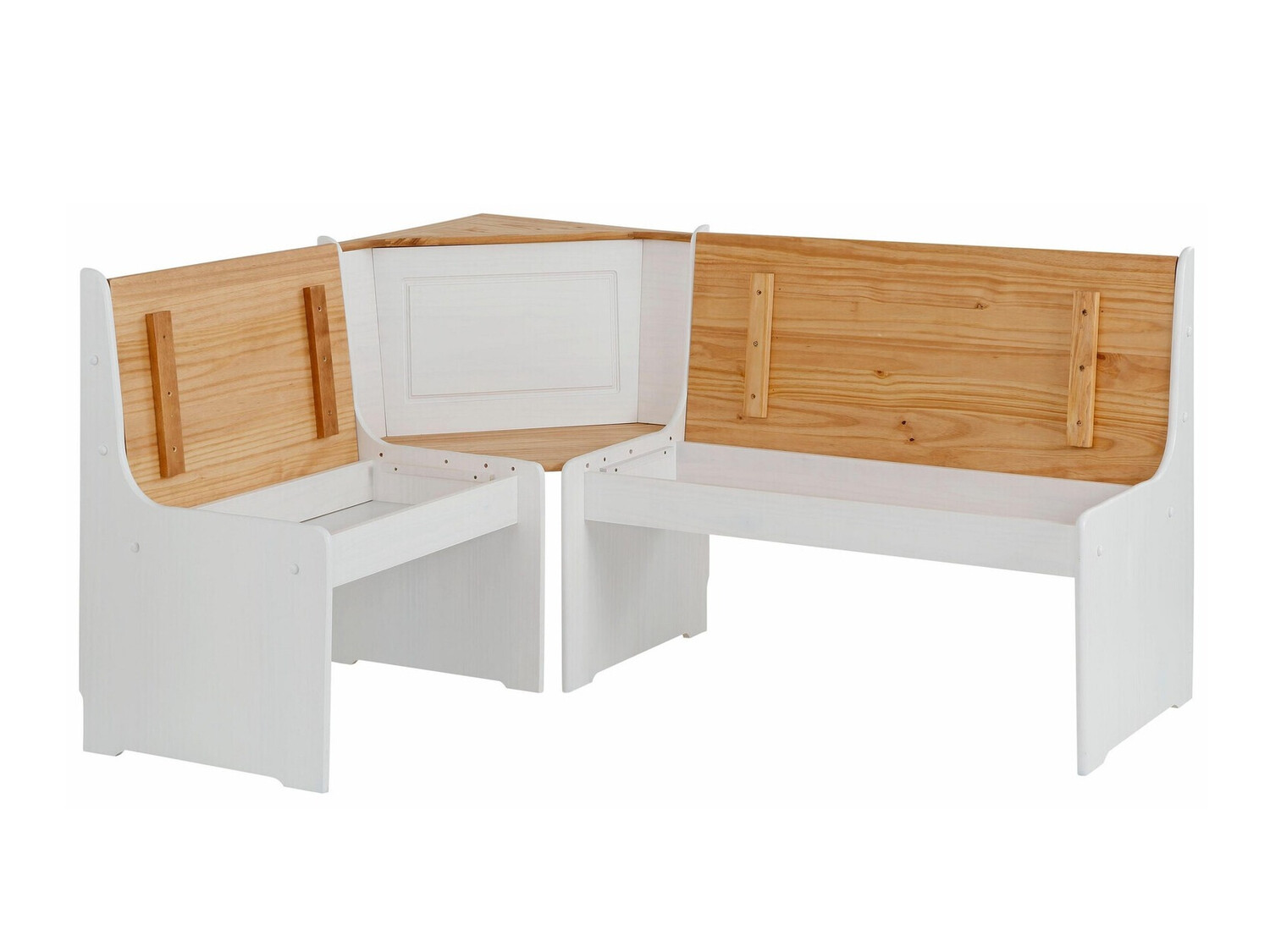 Kuhinjski ugao Denton 204 (Belo + Bor)