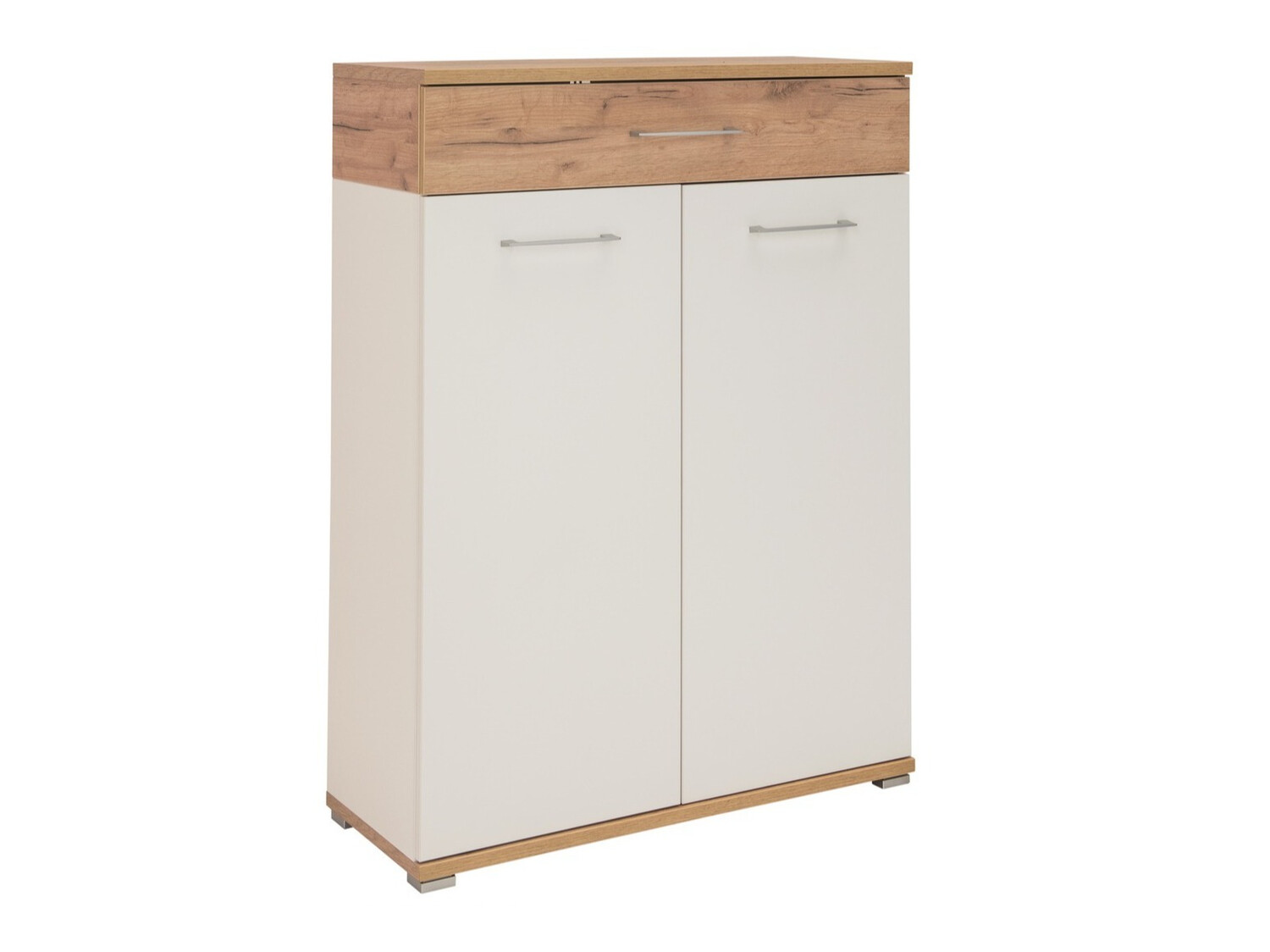 Komoda Nuveno 100 (Belo + Navarra hrast)