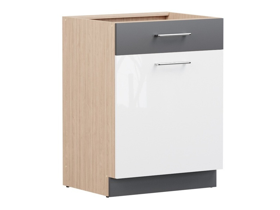 Modularni ormar sa fiokom i vratima Mode White 113