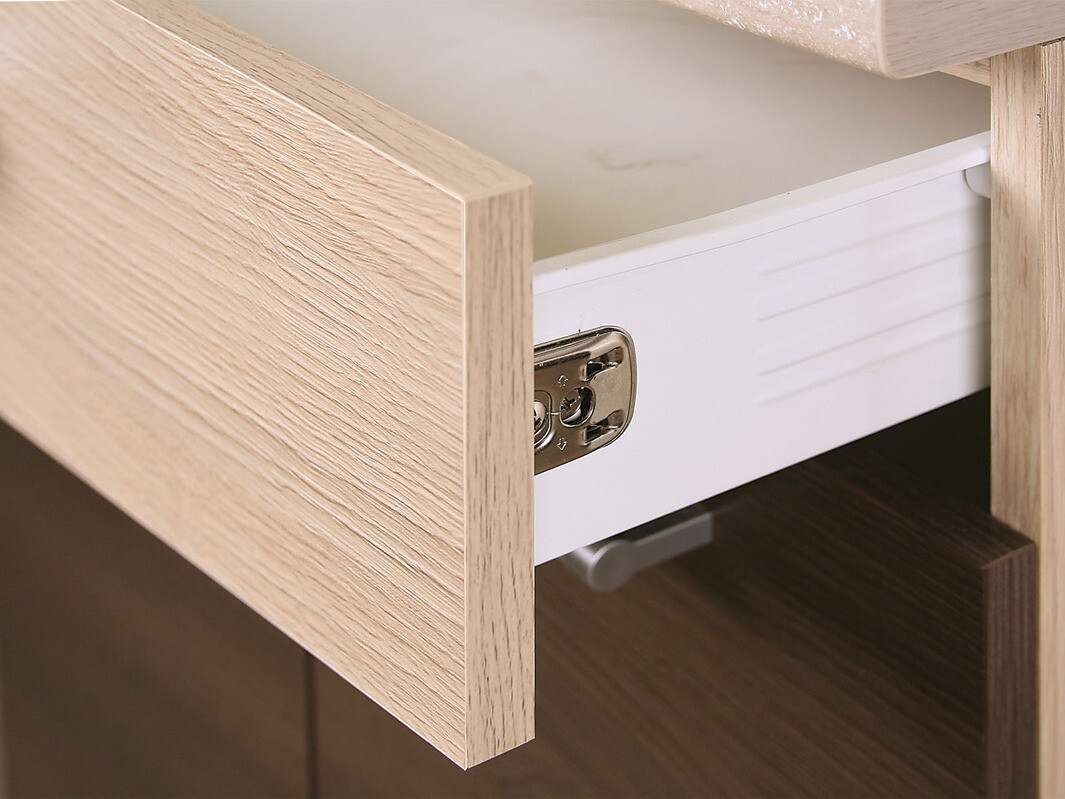 Modularni ormar sa fiokom i vratima Mode White 113