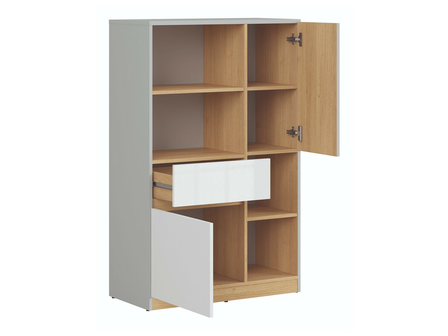 Polica Nuevaru 101 (Sjajno belo)