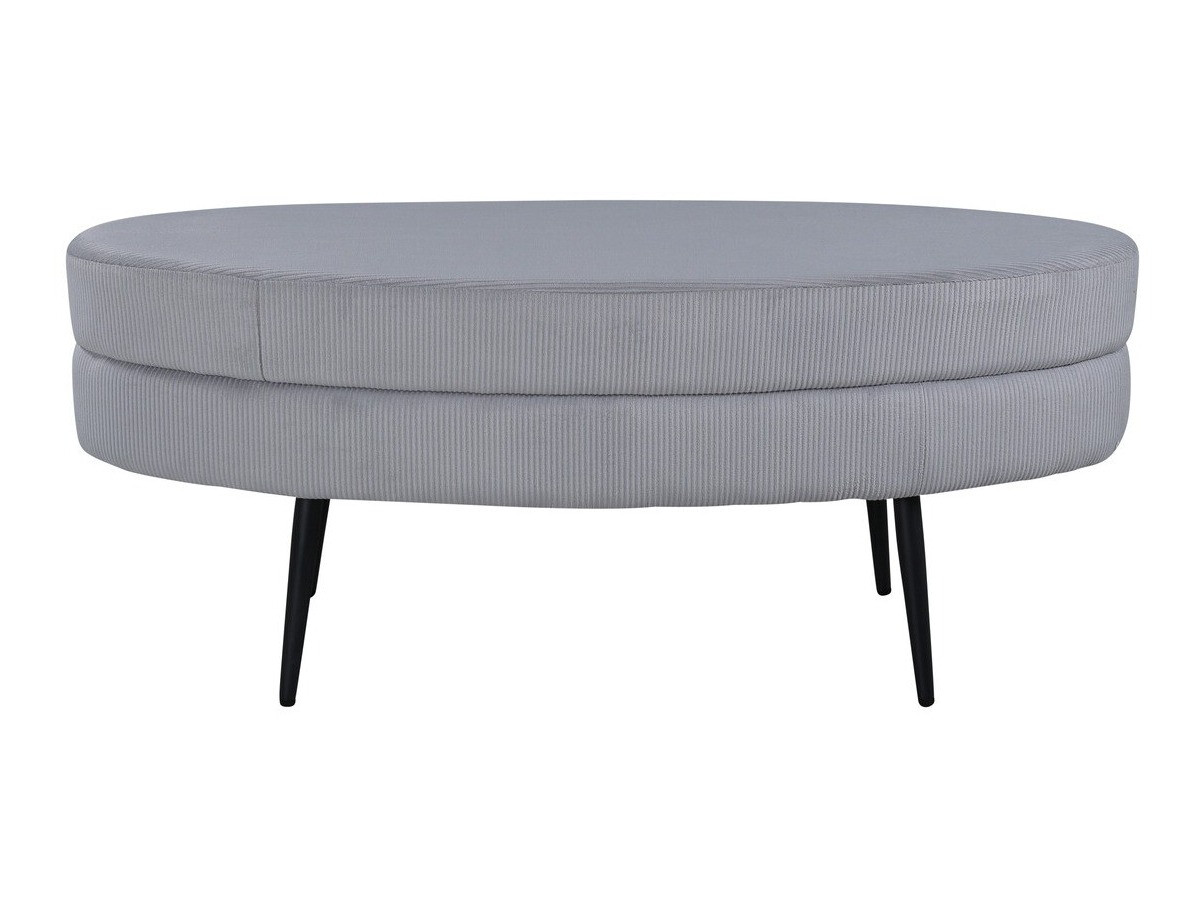 Tapacirana klupa Dallas 2920 (Sivo + Crno)
