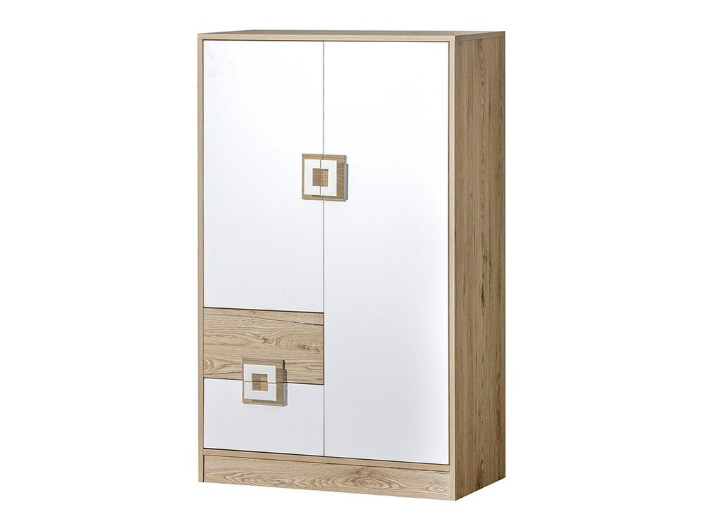 Komoda Balvire 108 (Svetli javor + Belo)