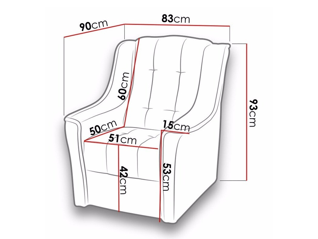 Fotelja Providence 108 (Ibiza 17 + Ibiza 15)