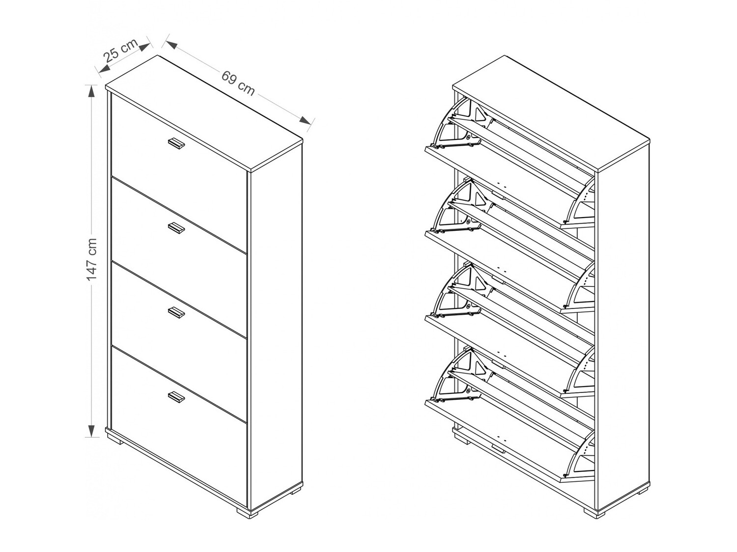 Cipelarnik Fenmora 103 (Sonoma hrast)