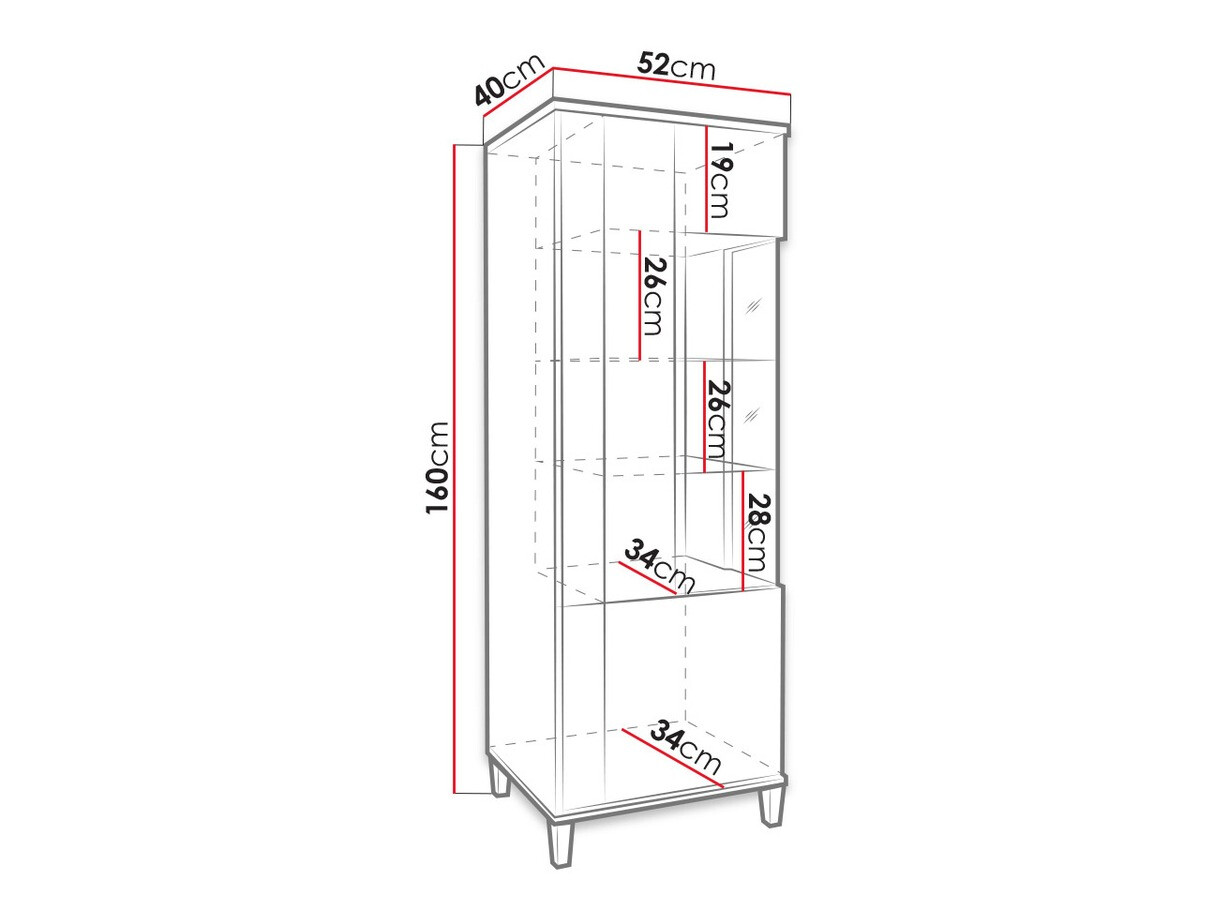 Polica Livseri 109 (Belo + Sjajno belo)