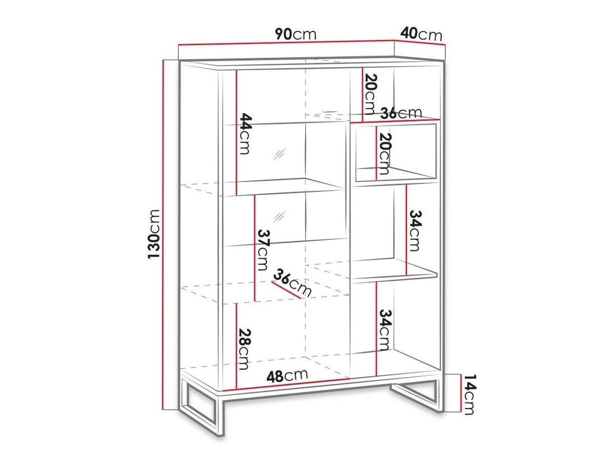 Ormarić Baltesi 107 (Belo + Zanatski hrast)