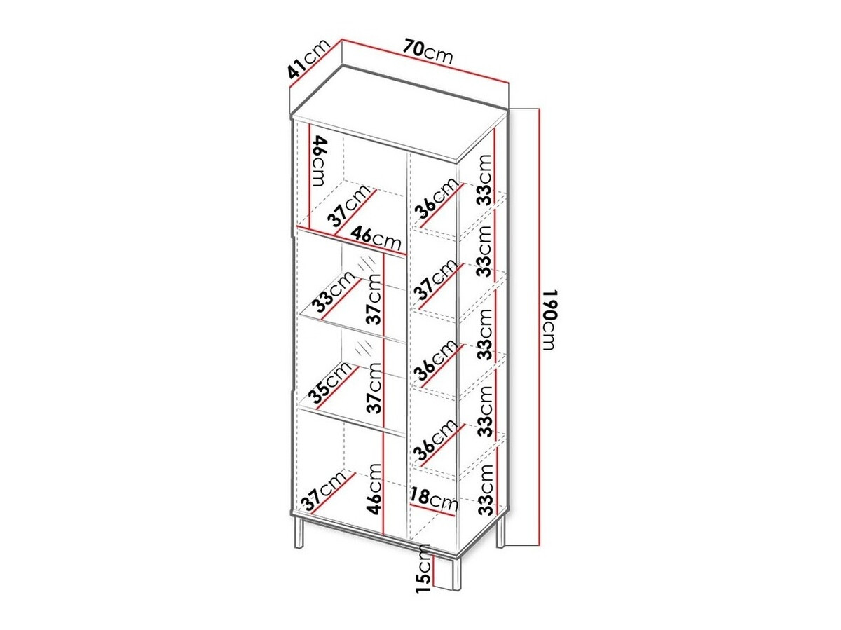Polica Lomsore 106 (Svetlo drvo)