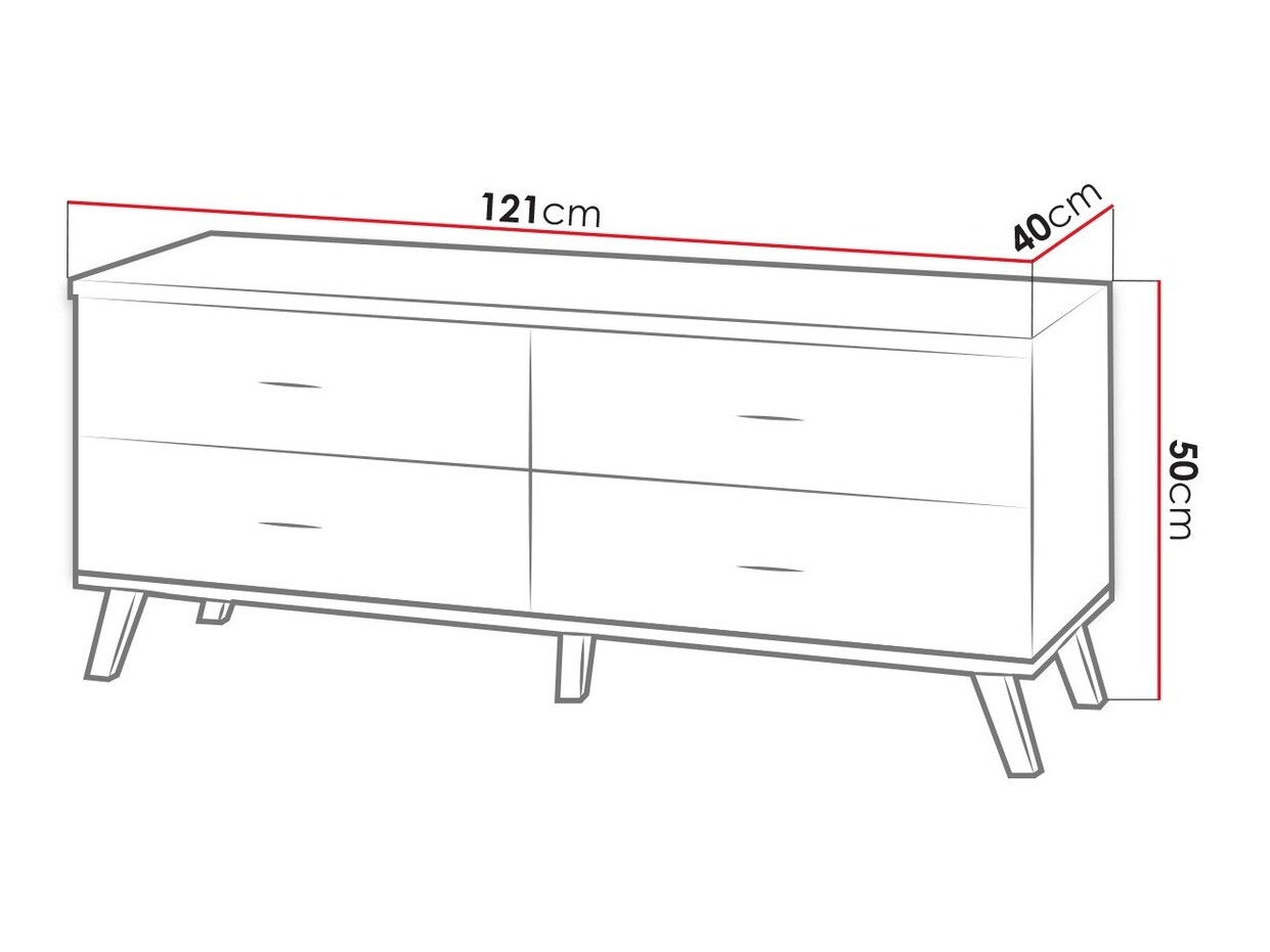 TV komoda Talsere 106